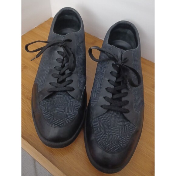 Louis Vuitton Offshore Damier Graphite Check Black Sneakers 8.5 LV or 9.5 US - Picture 14 of 16